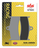 SBS FRICTION - Dual Carbon Front Brake Pads - (Track Use) (bendix packaging) - 676DC-