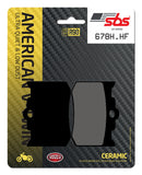 SBS FRICTION - Ceramic Front / Rear H-D Brake Pads - 678H.HF-