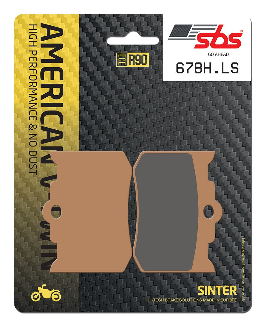 SBS FRICTION - Sinter Rear H-D Brake Pads - 678H.LS-