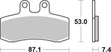 SBS FRICTION - Ceramic Front Brake Pads - 681HF-