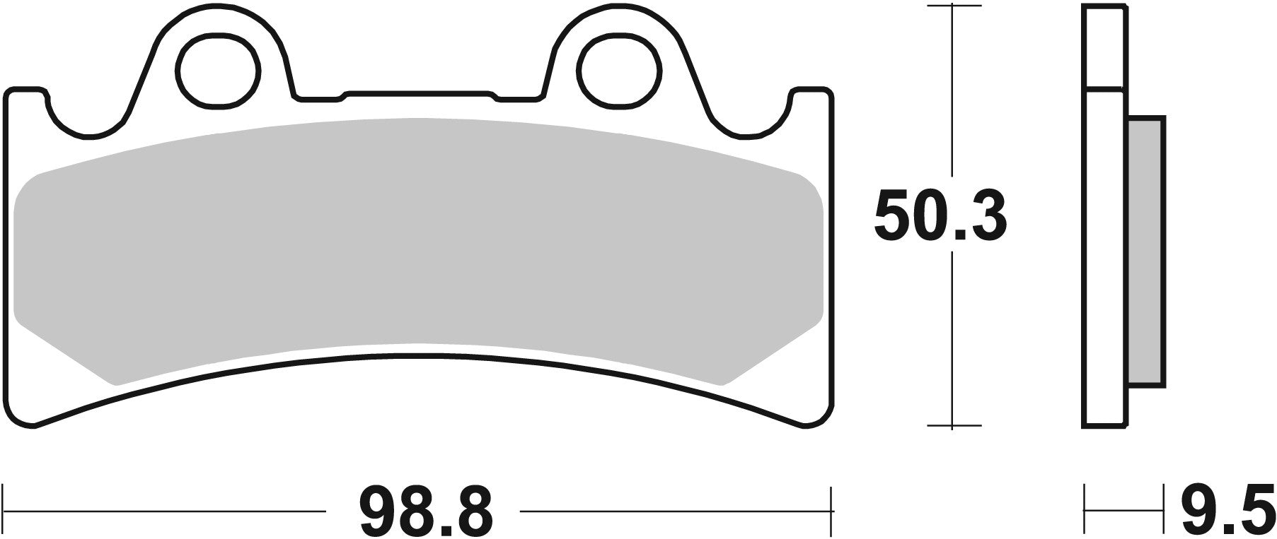 SBS FRICTION - Ceramic Front H-D Brake Pads - 683H.HF-