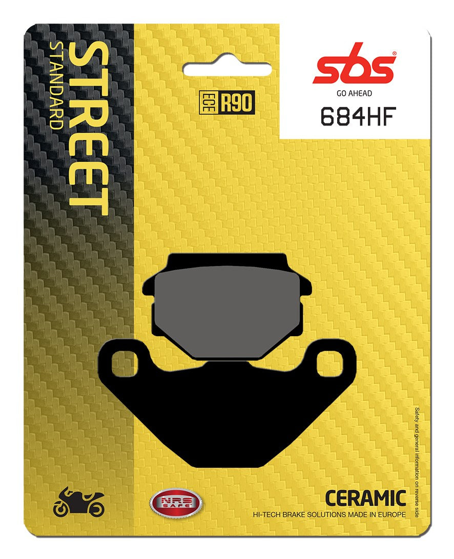 SBS FRICTION - Ceramic Rear Brake Pads (SBS 118) - 684HF-