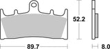 SBS FRICTION - Dual Carbon Front Brake Pads - (Track Use) - 686DC-