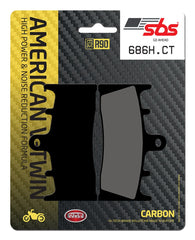 SBS FRICTION - Carbon Tech Front H-D Brake Pads - 686H.CT-