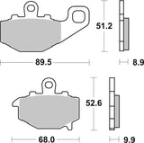 SBS FRICTION - Ceramic Rear Brake Pads - 687HF-