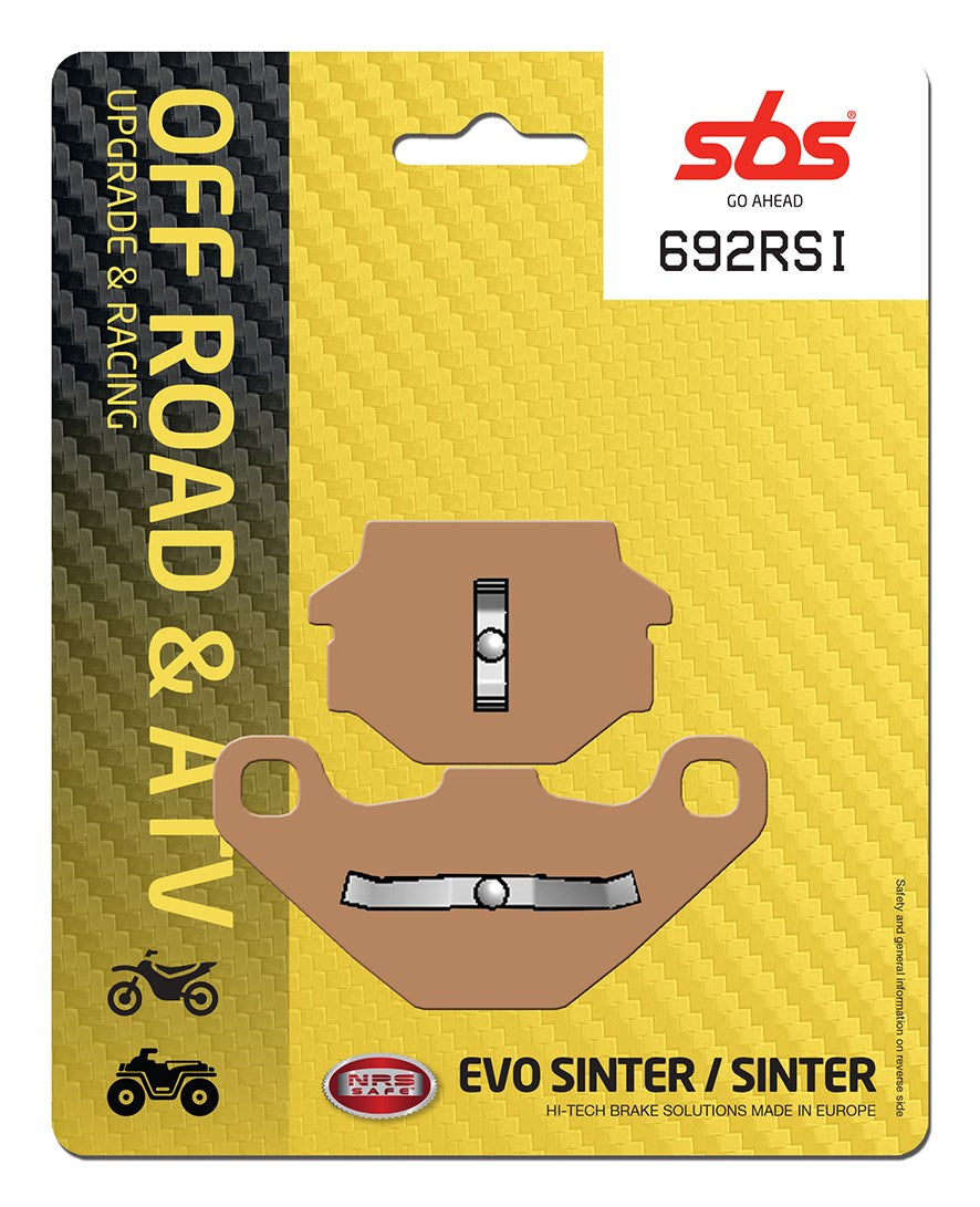 SBS FRICTION - Racing Sinter Off Road Rear Brake Pads - 692RSI-