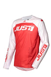 JUST1 J-FORCE MX JERSEY TERRA RD/WHT MD