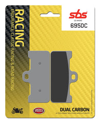 SBS FRICTION - Dual Carbon Front Brake Pads - (Track Use) - 695DC-