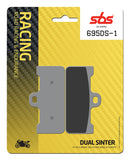 SBS FRICTION - Dual Sinter Front Racing Brake Pads - Moto 2, 3 & WSBK SPEC - 695DS-
