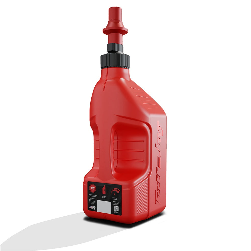 Gen 3 - 2.5G/10L Red Tuff Jug with Red Ripper Cap w/ View Strip - Superseded from 7-RURR10