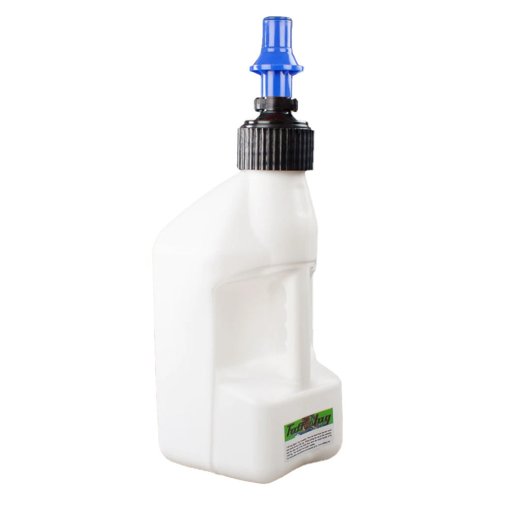 Gen 3 - 2.5G/10L White Tuff Jug with Blue Ripper Cap w/ View Strip - Superseded from 7-WURB10