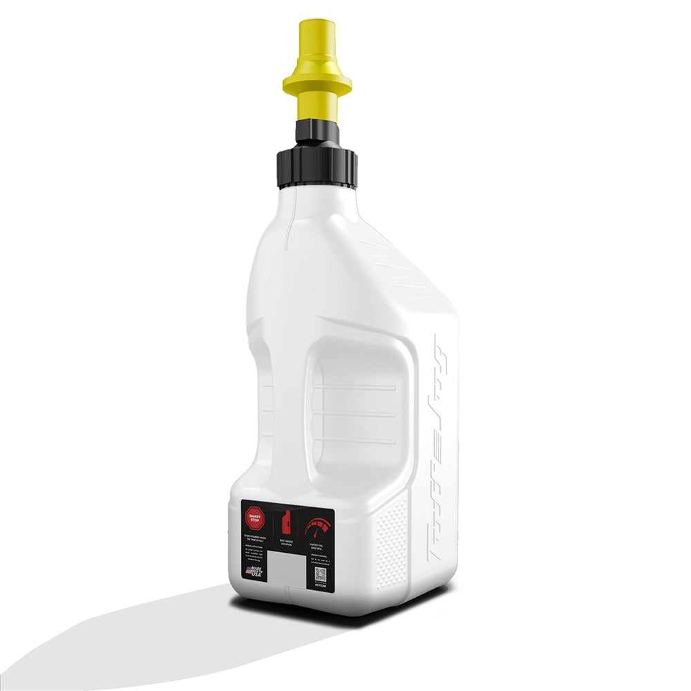 5 gal/20 Litre White Tuff Jug with Yellow Ripper Cap - Superseded to 7-WUYRVS20