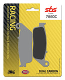 SBS FRICTION - Dual Carbon Front Brake Pads - (Track Use) - 700DC-