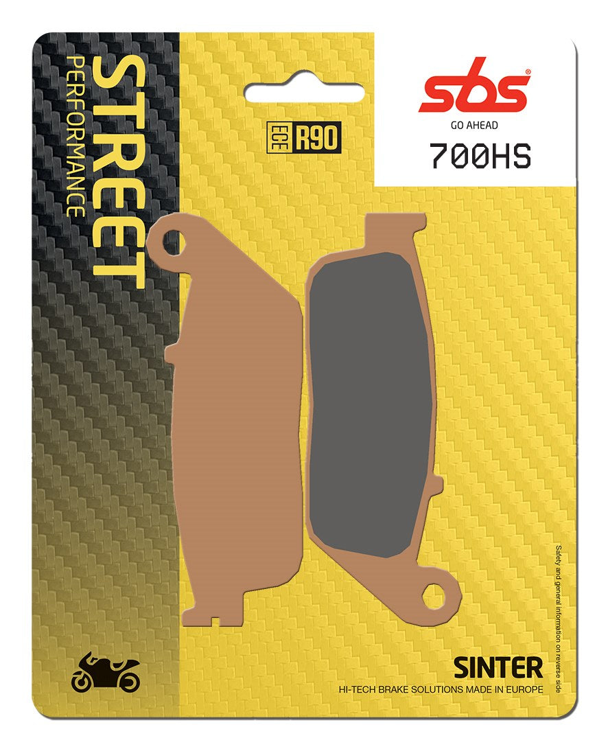 SBS FRICTION - Sinter Front Brake Pads - 700HS-
