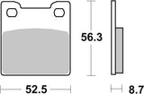 SBS FRICTION - Ceramic Rear Brake Pads - 701HF-