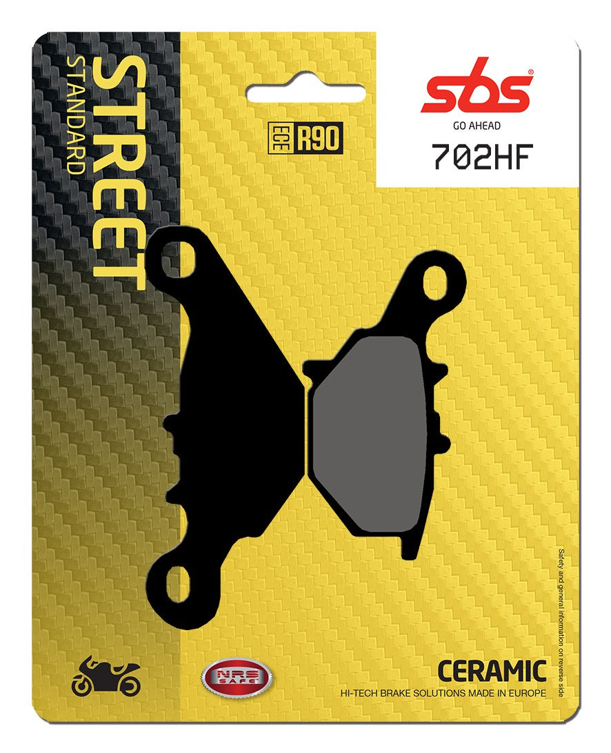SBS FRICTION - Ceramic Front Brake Pads (SBS 122) - 702HF-