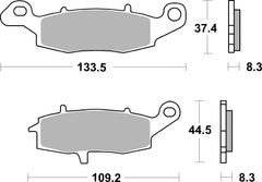 SBS FRICTION - Ceramic Front / Rear Brake Pads - 704HF-