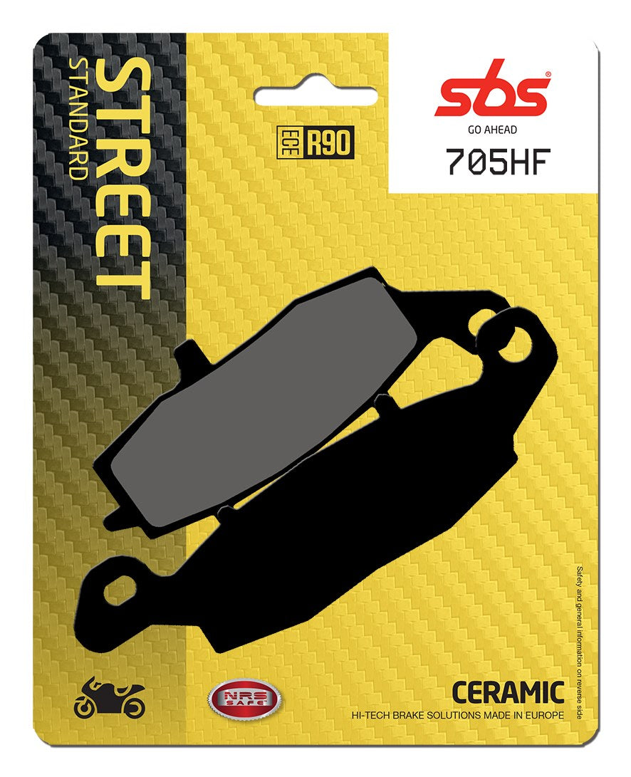 SBS FRICTION - Ceramic Front / Rear Brake Pads - 705HF-