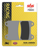 SBS FRICTION - Dual Carbon Front Brake Pads - (Track Use) - 706DC-