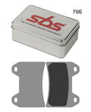 SBS FRICTION - Dual Sinter Front Racing Brake Pads - Moto2, 3 & WSBK SPEC - 706DS2-