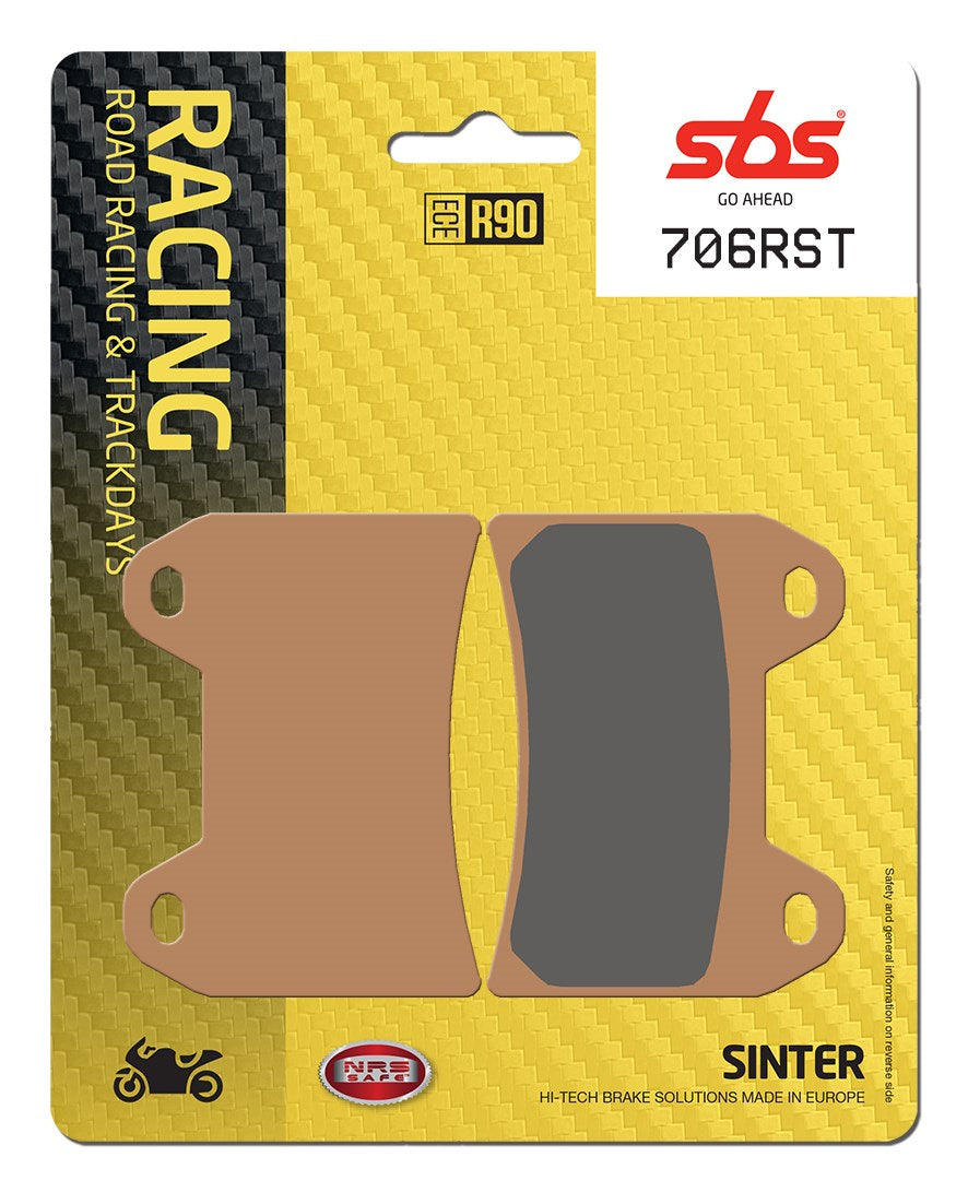 SBS FRICTION - Road Sport & Track Sinter Front Brake Pads - 706RST-