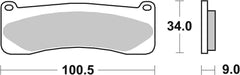 SBS FRICTION - Carbon Tech Racing Rear Brake Pads - 707RQ-