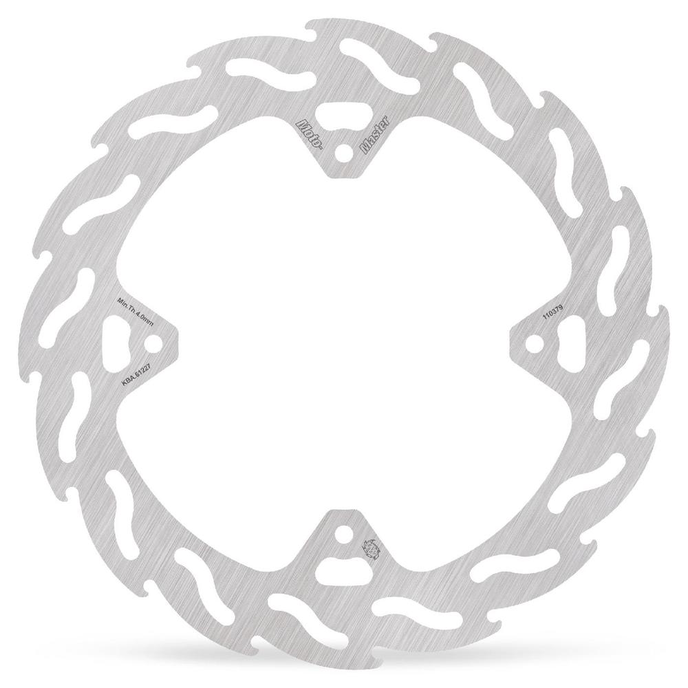 Moto-Master Flame Fixed Brake Disc Rear - Honda: Factory 4.4mm