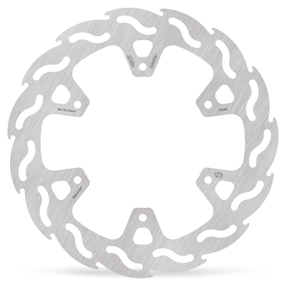 Moto-Master Flame Fixed Brake Disc Rear - Yamaha: WR125/200/250, YZ125/250