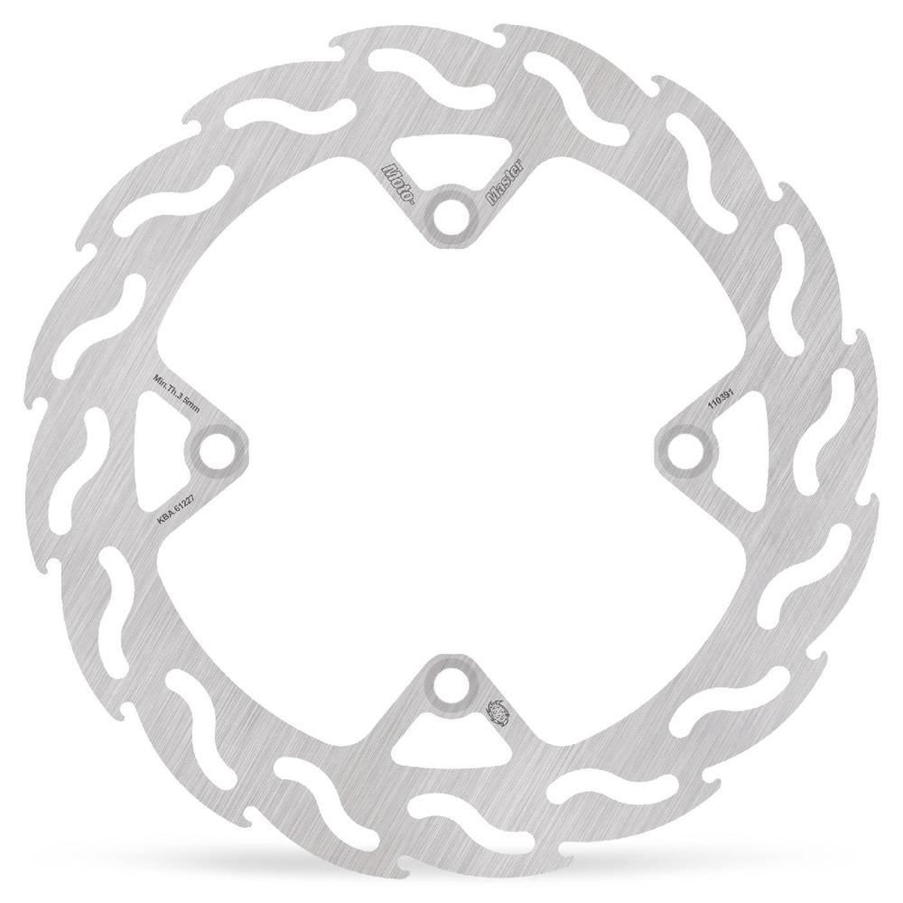 Moto-Master Flame Fixed Brake Disc Rear - Husqvarna: TC+TE