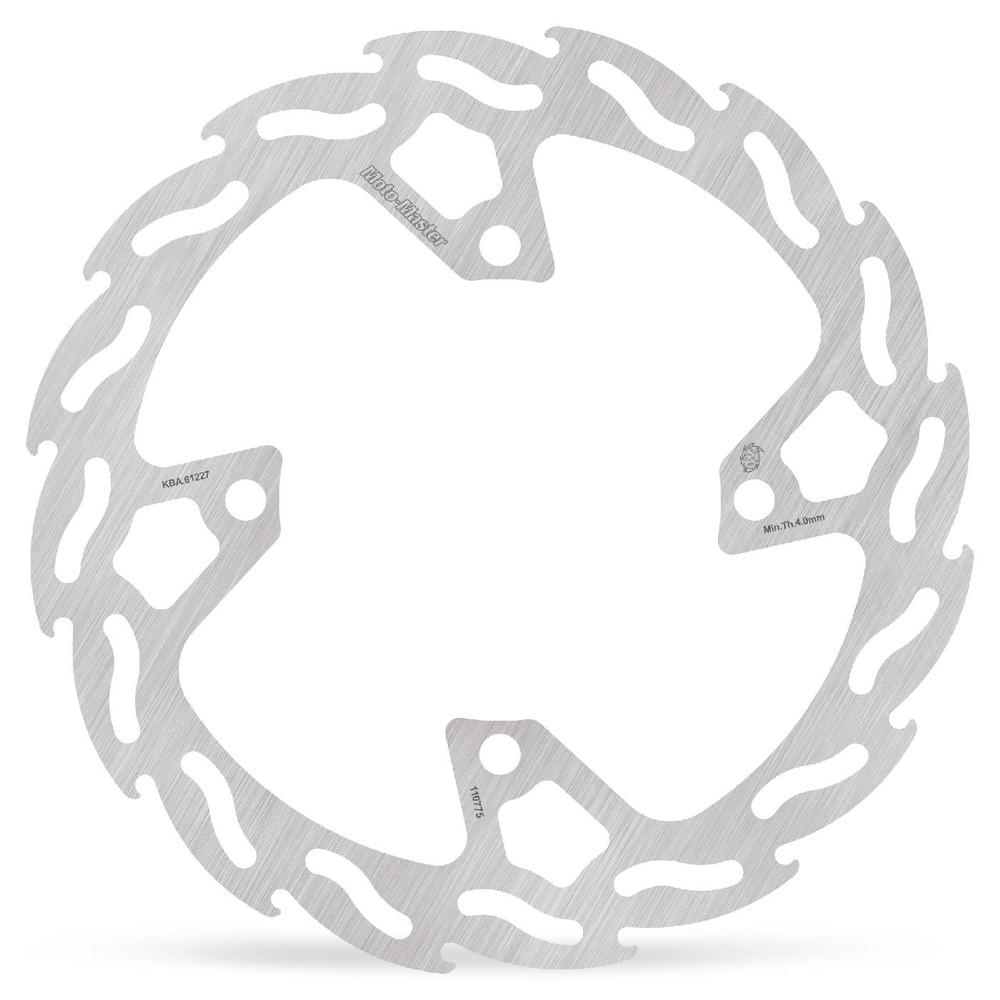 Moto-Master Flame Fixed Brake Disc Rear - Kawasaki: KXF450 2019 on Factory 4.4mm