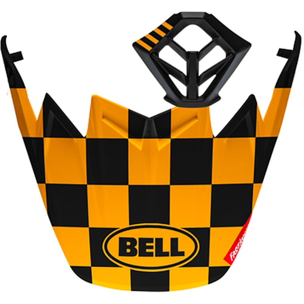Bell S/P - Moto-9 MIPS M/Piece/Peak Kit Fasthouse Checker Matt BLK/YEL