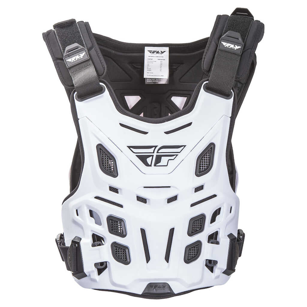 Fly Racing Roost Body Armour - Revel - Race Adult - White