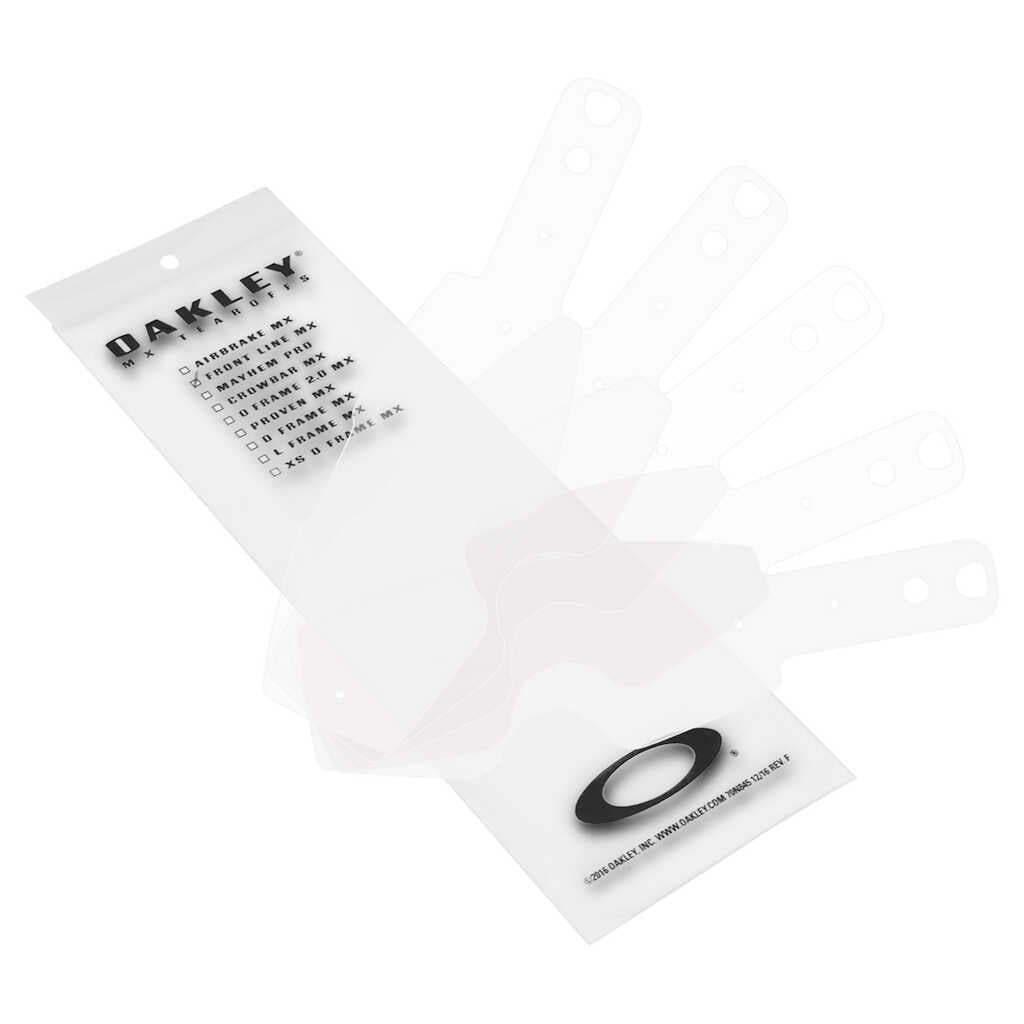 Spare Part - Oakley Front Line - MX Goggle - Laminated Tear Offs - 14 Pack