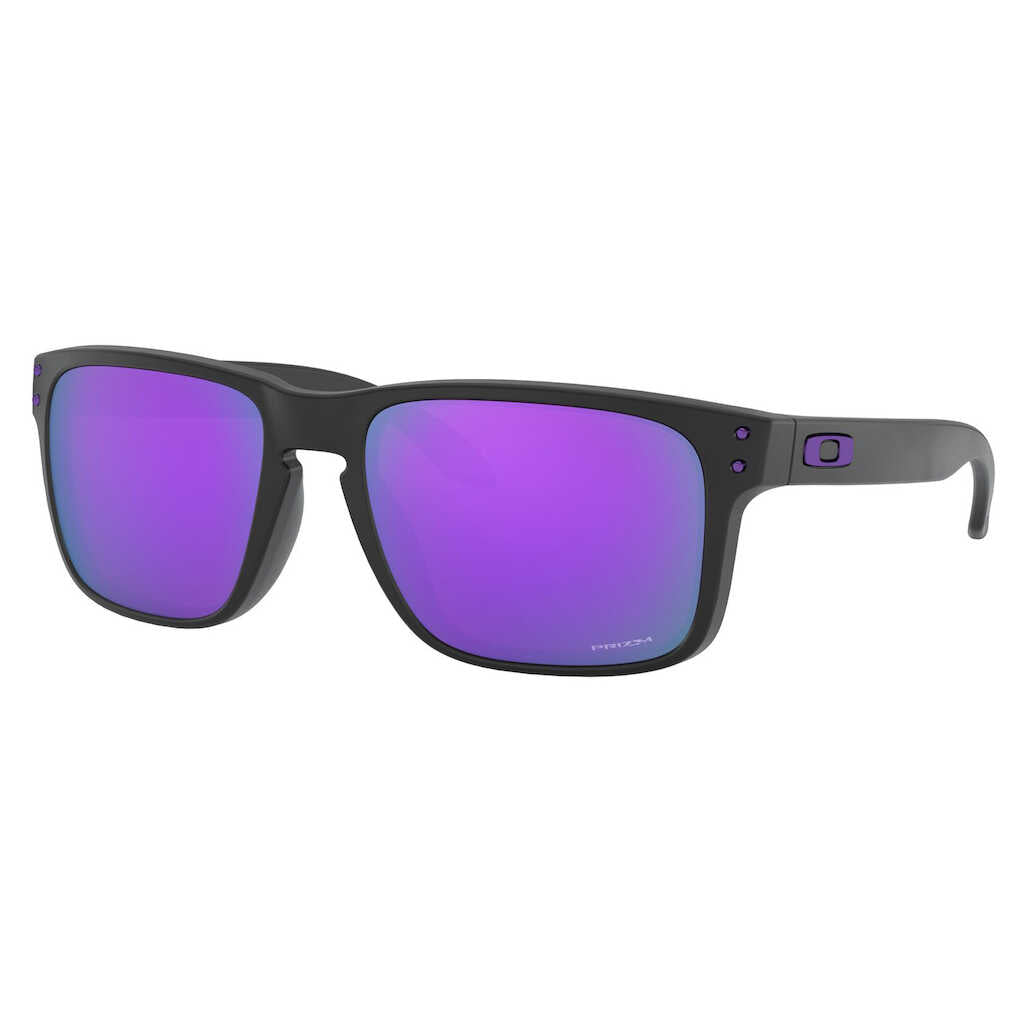Oakley Sunglasses - Holbrook - Matte Black - Prizm Violet Lens