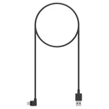 Quad Lock Waterproof Wireless Charging Head USB Cable - Right Angle