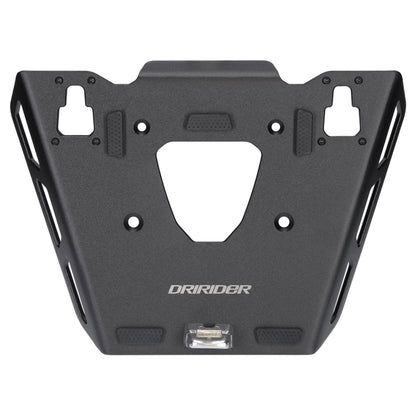 LUGGAGE HONDA AFRICA TWIN TOP PLATE (20-22) - BLACK ANODIZED ALUM.