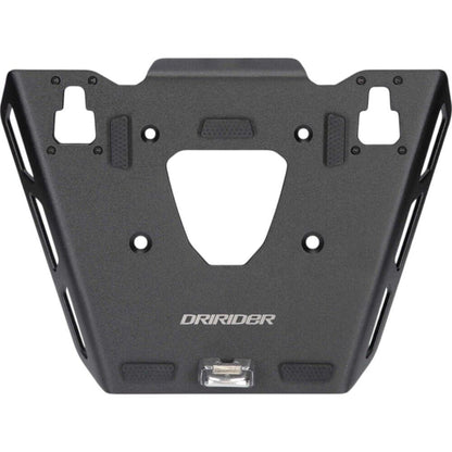 LUGGAGE HONDA AFRICA TWIN TOP PLATE (20-22) - BLACK ANODIZED ALUM.
