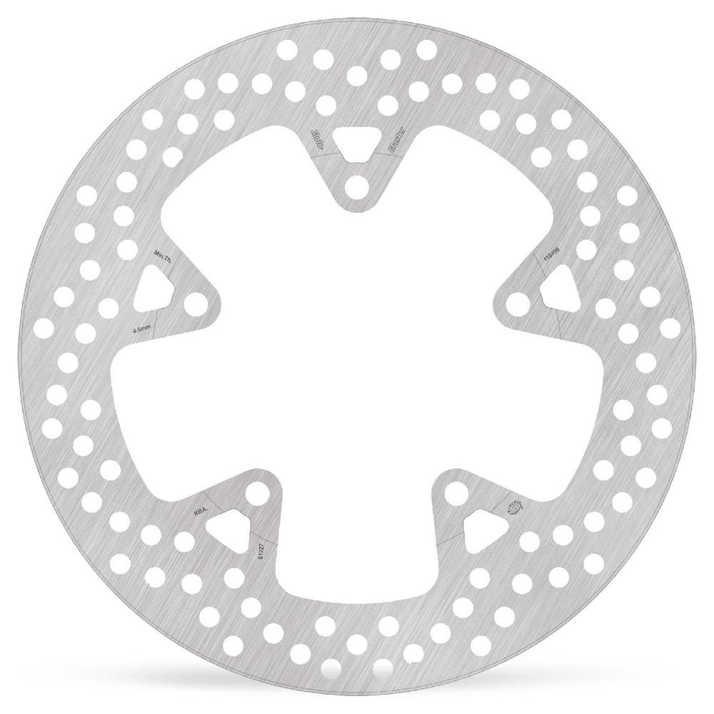 Moto-Master Halo Fixed Brake Disc - Rear Aprillia: Shiver 750/ABS, Dorsoduro 750/1200/ABS