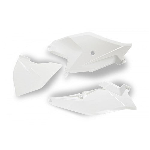 UFO Gas Gas MC85 21 Sidepanels W/Airbox COV. Left Side (WHT)