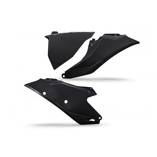 UFO Gas Gas MC/MC-F/EX/EX-F/EC/EC-F 21 Sidepanels W/Airbox COV. Left Side (BLK)