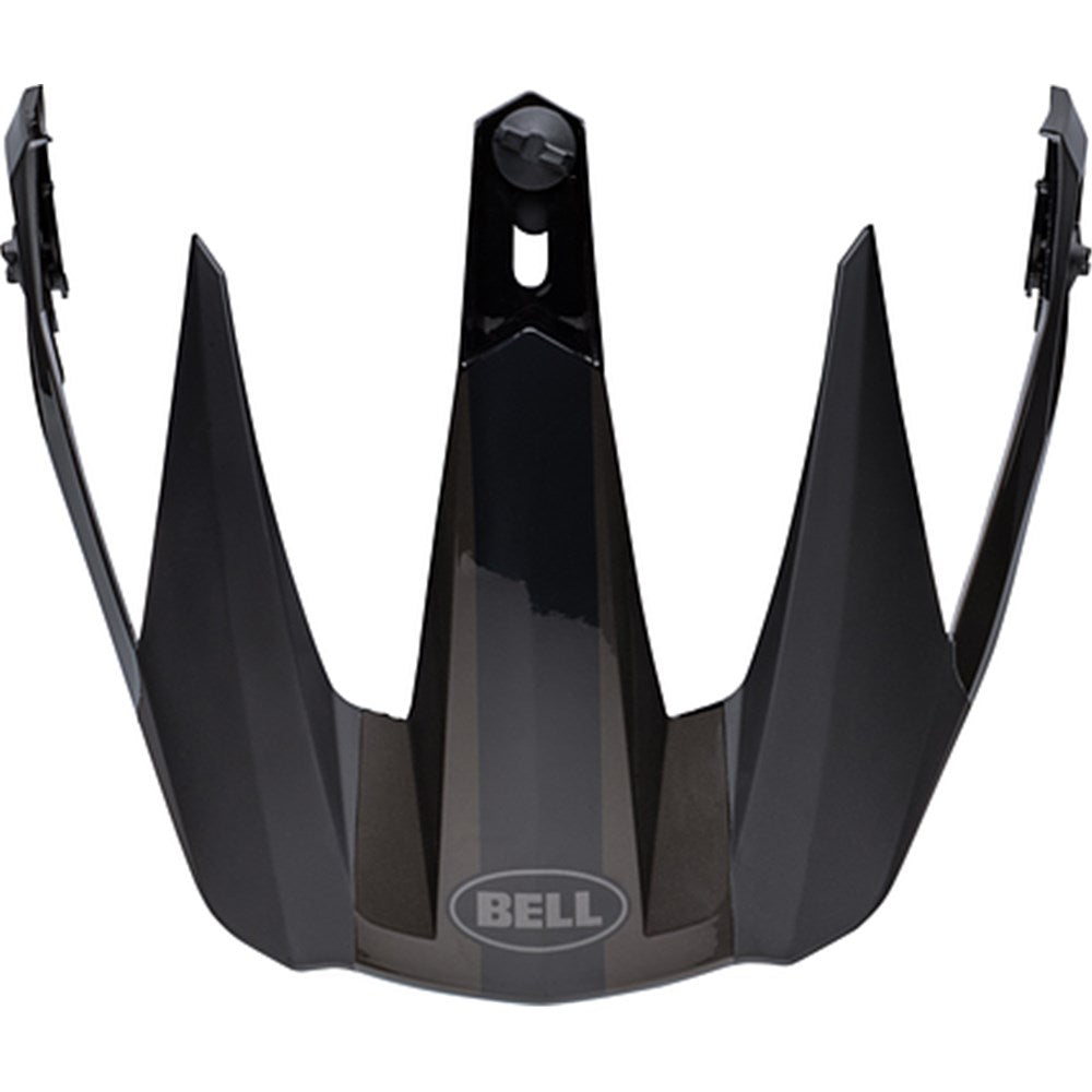 BELL S/P - MX-9 ADV PEAK MAURAUDER BLKOUT M/G BLK #