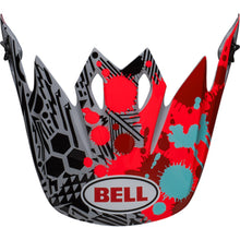 Bell S/P - MX-9 MIPS Peak Tagger Splatter BRT Red/GRY