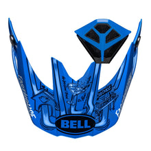 Bell S/P - Moto-10 Peak M/Piece Kit Fasthouse Day IN the Dirt 23 LE M/G BLU/GRY
