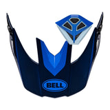 BELL S/P - MOTO-10 PEAK M/PIECE KIT FERRANDIS MECHANT M/G DK.BLU/LT.BLU #