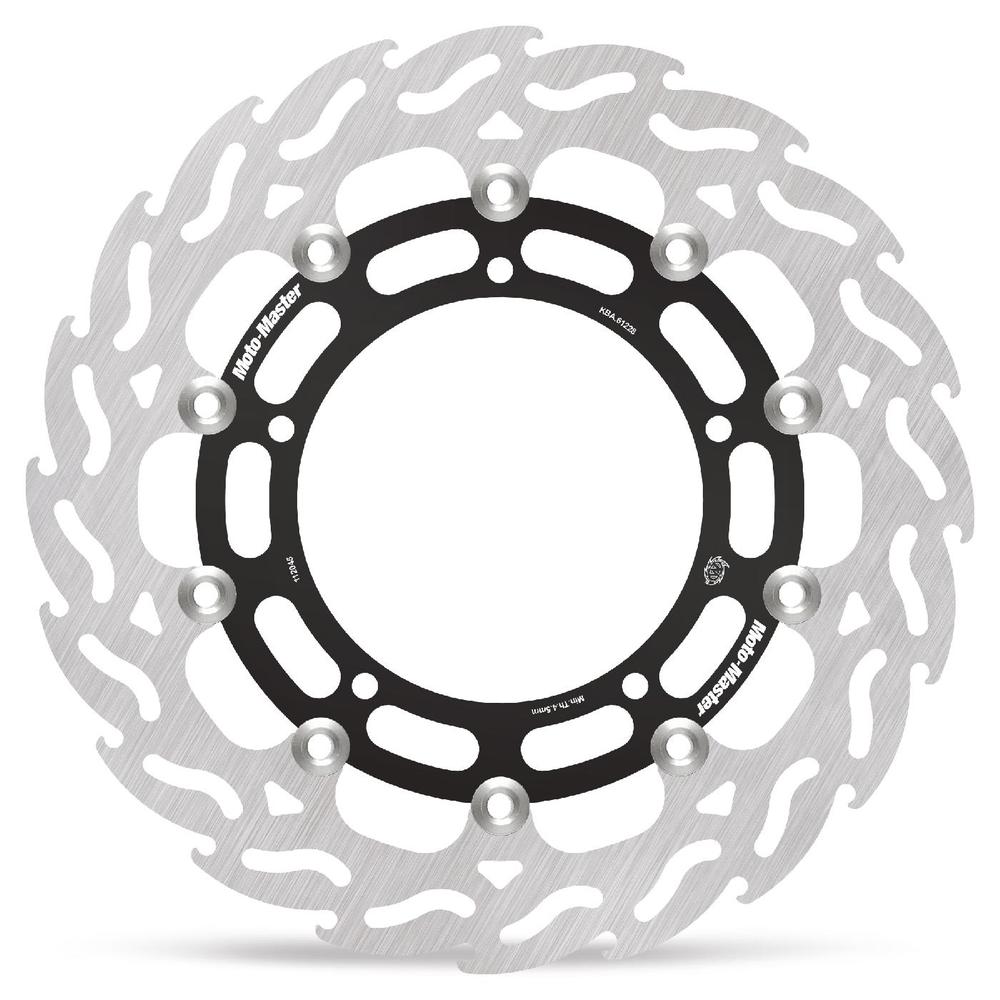 Moto-Master Flame Road Floating Brake Disc Front Left - Yamaha: YZF R1/R6/R6S, Fazer 8/ABS, FZ8 ABS, XT1200Z/ABS Tenere