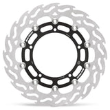 Moto-Master Flame Road Floating Brake Disc Front Left - Yamaha: YZF R1/R6/R6S, Fazer 8/ABS, FZ8 ABS, XT1200Z/ABS Tenere