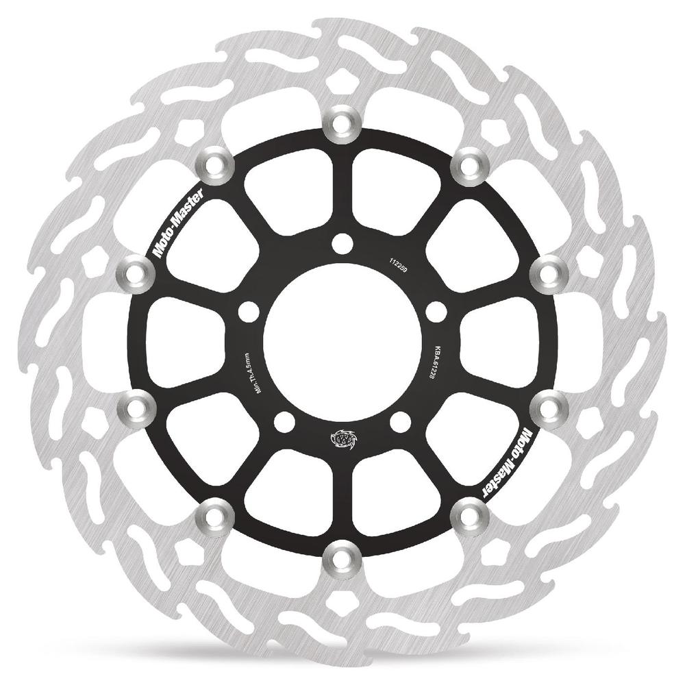 Moto-Master Flame Road Floating Brake Disc Front Right - Kawasaki: ZX10 2016 on