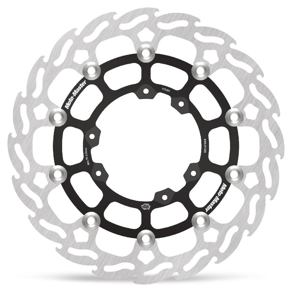 Moto-Master Flame Road Floating Brake Disc Front Left - Honda: CRF300 Rally