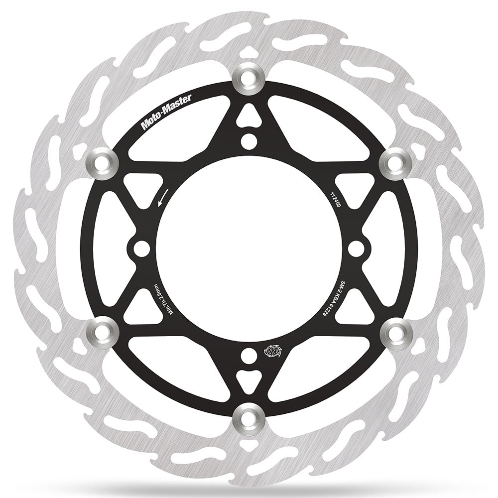Moto-Master Flame Floating Brake Disc Front - Kawasaki - OS 280mm