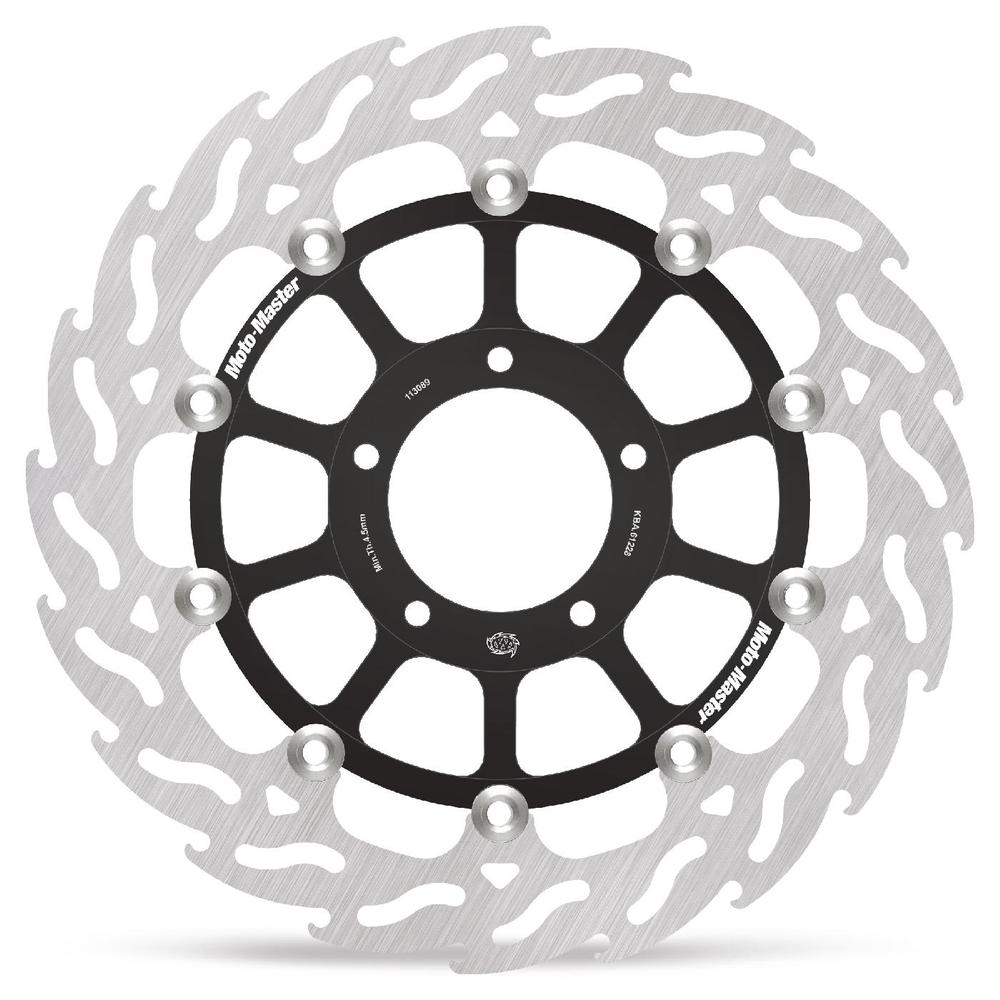 Moto-Master Flame Road Floating Brake Disc Front Left - Ducati: Hypermotard 796/1000